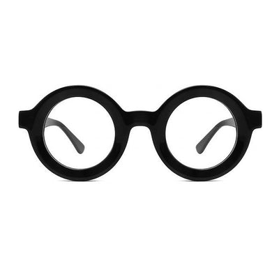 Gafas Redondas Personalizadas Estilo Retro - Marcos Gruesos Europeos y Americanos - Image 12