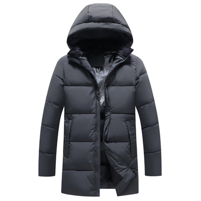 Chaqueta de Algodón Graphene para Hombre con Capucha Desmontable - Extra Gruesa y Moderna - Image 4