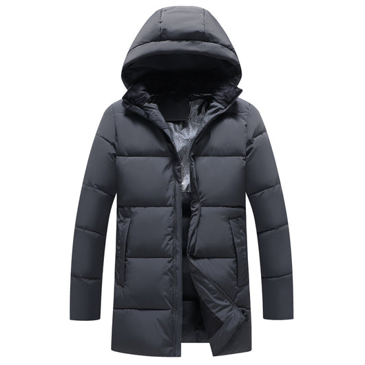 Chaqueta de Algodón Graphene para Hombre con Capucha Desmontable - Extra Gruesa y Moderna - Image 4