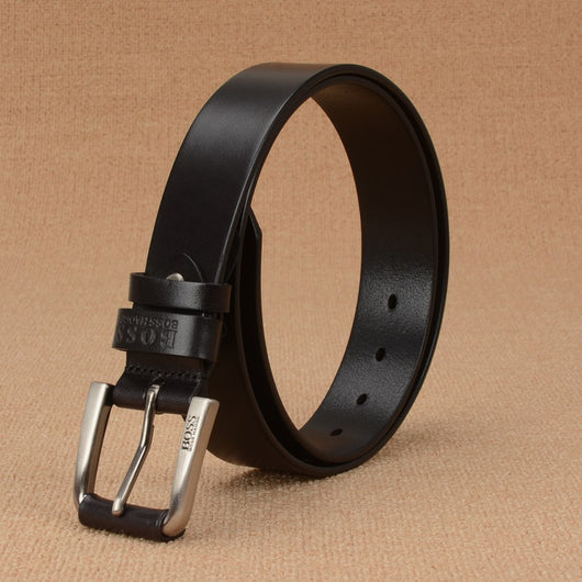 Cinturón de Cuero Genuino para Hombre con Hebilla de Pasador - Image 35