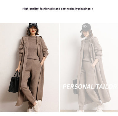 Abrigo Trench Grueso con Capucha y Botones de Cuerno - Image 12