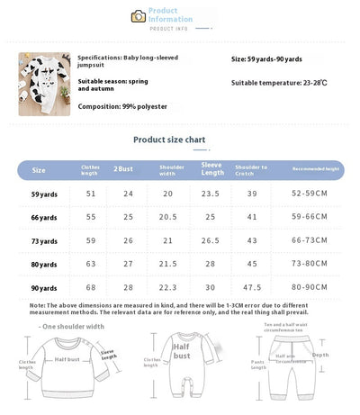 Pijama Enterizo para Bebé - Romper de Manga Larga para Todas las Estaciones - Image 32