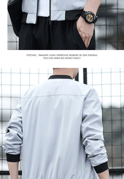 Chaqueta Casual de Manga Larga para Hombre - Primavera y Otoño - Image 9