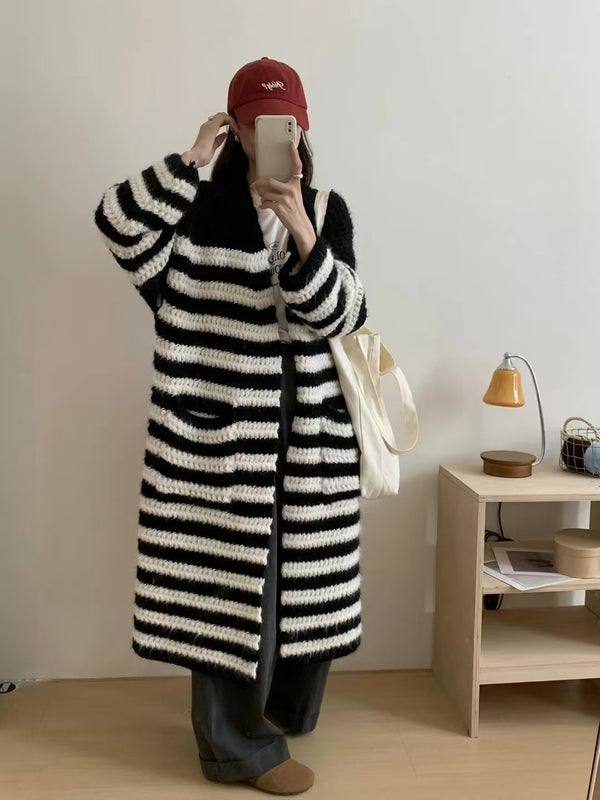 Suéter Cardigan Holgado y Cómodo para Mujer - Diseño Otoñal