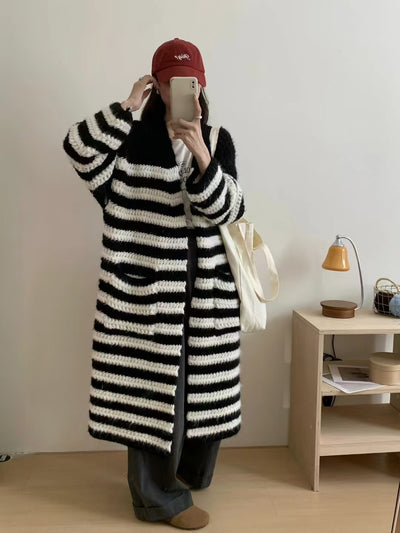 Suéter Cardigan Holgado y Cómodo para Mujer - Diseño Otoñal - Image 2