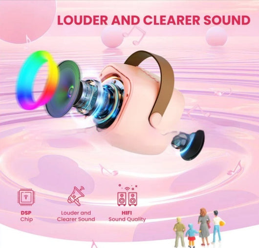 Micrófono Inalámbrico Portátil con Parlante Integrado para Karaoke - Image 9
