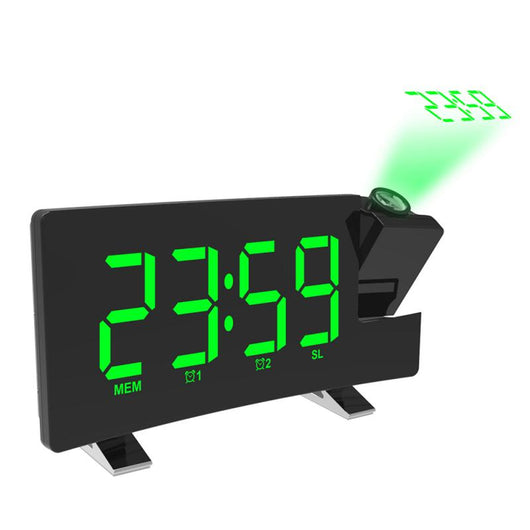 Reloj Despertador con Proyección de Hora y Pantalla LED Grande - Image 3
