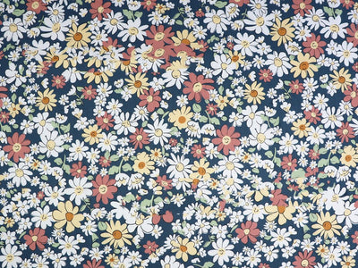 Tela de Algodón Twill Estampado Flores - Diseño Floral Delicado - Image 4