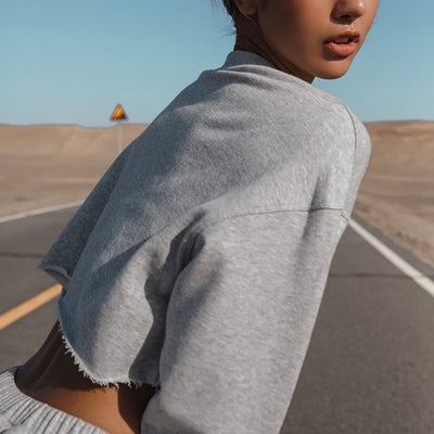 Conjunto Deportivo Mujer Sudadera Suelta y Cómoda - Image 8