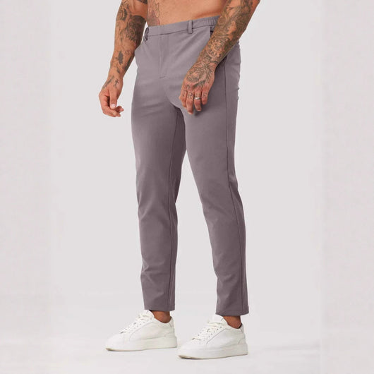 Pantalones de Vestir Casuales Lisos para Hombre - Multiusos Ejecutivos - Image 3