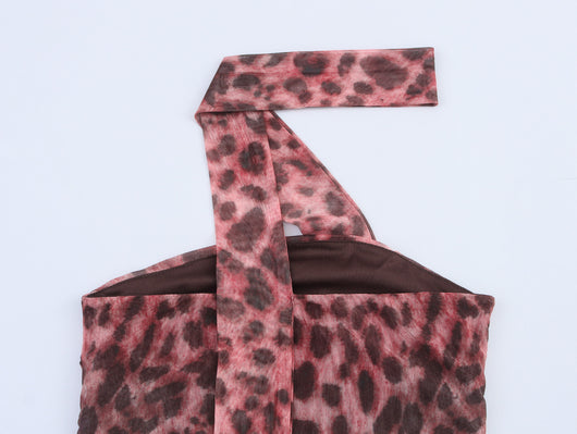 Blusa Escotada con Estampado Animal Print - Image 11
