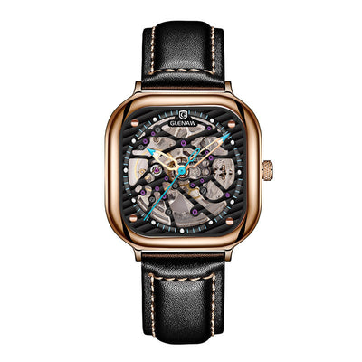 Reloj Mecánico Automático con Esfera Transparente - Image 10