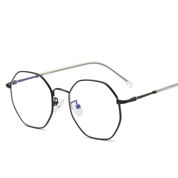 Gafas Geométricas Antiazul con Marco Aleación Moderno