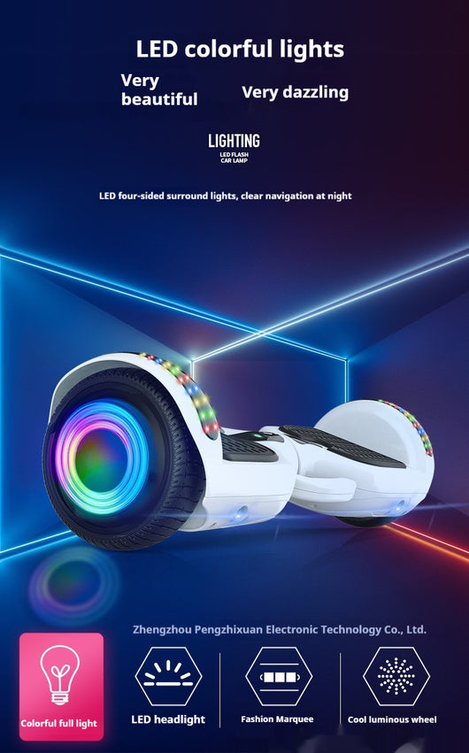 Patinete Eléctrico Autoequilibrado con Altura Ajustable - Image 12