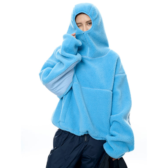Sudadera Gruesa Impermeable con Lana de Cordero - Abrigo Cálido Premium