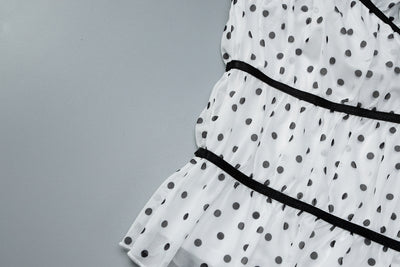 Camiseta de Malla con Lunares - Diseño Sexy Escote Profundo - Image 9