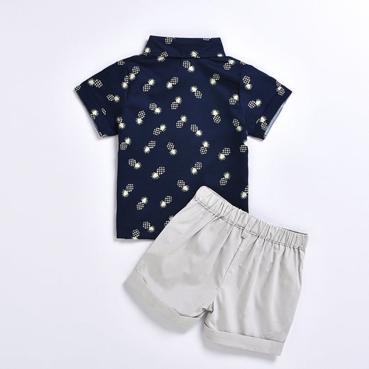 Conjunto Casual Piña - Playera y Shorts Estampado - Image 5