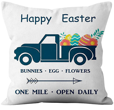Funda de Almohada de Lino para Sofá Cama Easter - Image 7
