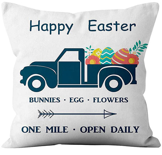 Funda de Almohada de Lino para Sofá Cama Easter - Image 7