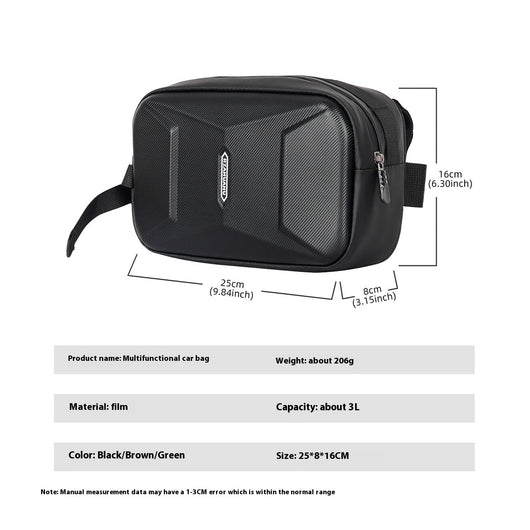 Bolsa Frontal de Bicicleta Montañera con Carcasa Rígida y Gran Capacidad - Image 3