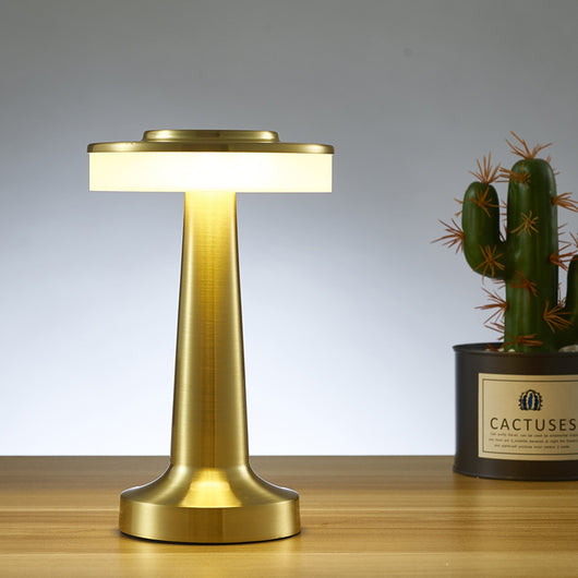 Lámpara de Mesa Multifunción con Cargador para Hotel y Comedor - Image 3