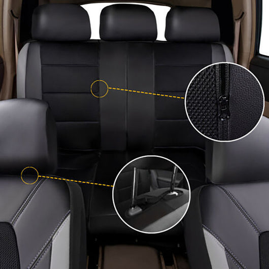 Funda de Asiento de Auto con Costura Sándwich en Cuero PU Premium - Image 15