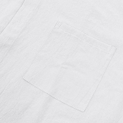 Traje de Lino Americano para Hombre - Dos Piezas Cuello Mao Playa Verano - Image 17