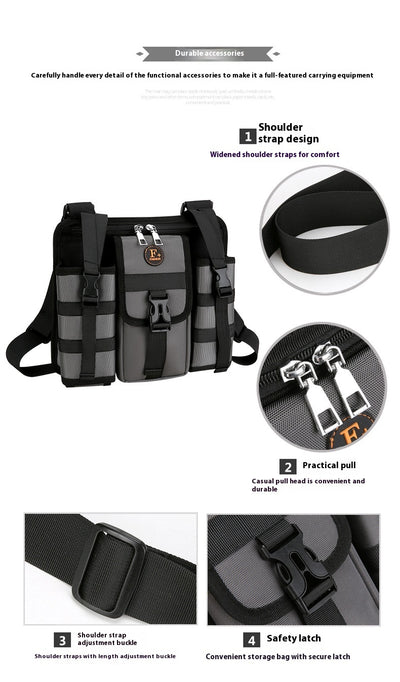 Bolsa Mensajero Deportiva para Exteriores con Correa de Hombro - Image 11
