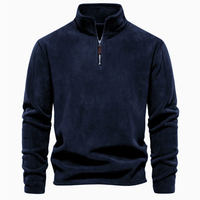 Sudadera Deportiva para Hombre con Cuello Alto y Cierre de Medio Zip - Image 7
