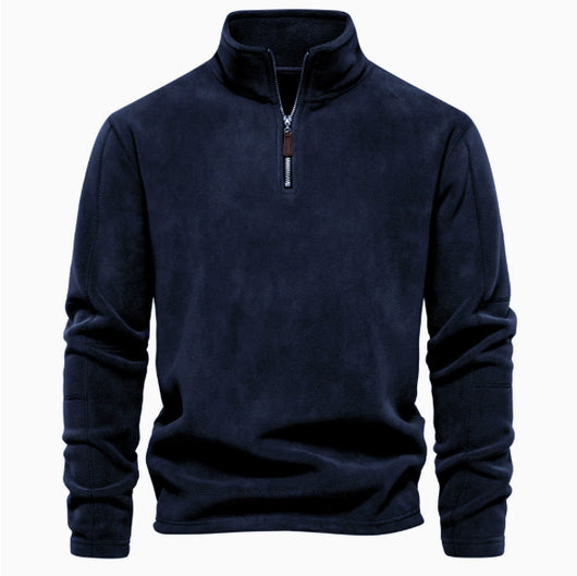 Sudadera Deportiva para Hombre con Cuello Alto y Cierre de Medio Zip - Image 7