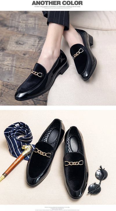 Zapatos Casuales de Cuero con Punta para Hombre - Image 16