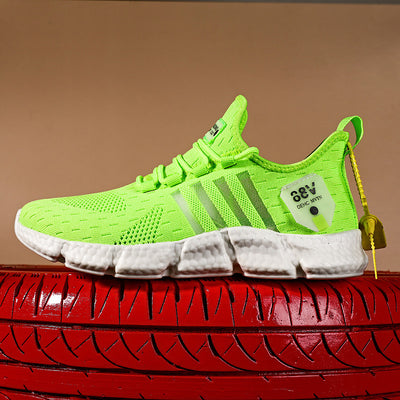 Tenis Casual Running Suela Suave Blanco Tendencia - Image 10