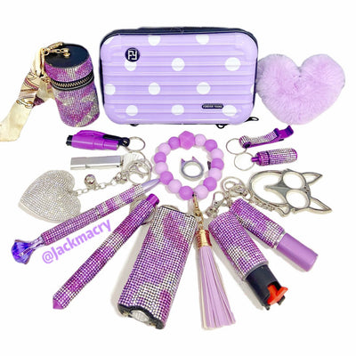 Llavero de Seguridad Camuflaje Púrpura - Image 3
