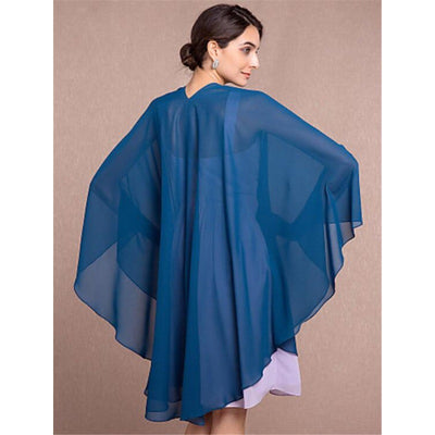 Capa Nupcial de Gasa Primavera-Verano | Cárdigan Corto Elegante para Bodas - Image 5