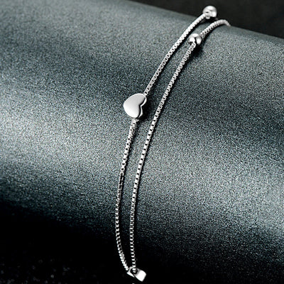 Pulsera de Tobillo Peach Love - Cadena de Moda Coreana para Mujer - Image 4