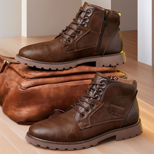 Botas Martin Casual de Hombre Talla Grande con Cierre - Image 10