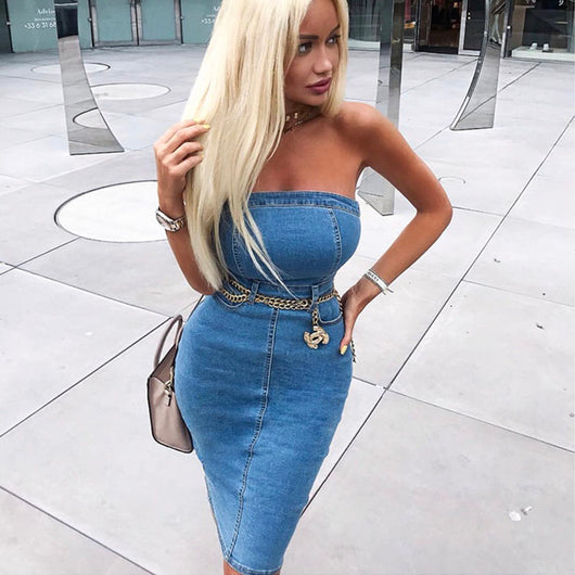 Falda Denim Tubo - Image 12