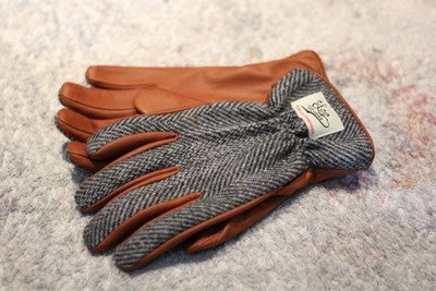 Guantes de Cuero Motociclista con Forro Térmico y Pantalla Táctil