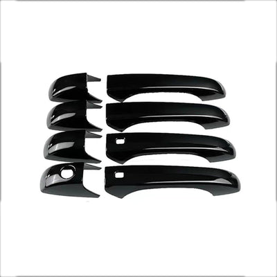 Manijas de Puerta de Auto Negro Brillante - Accesorios de Decoración - Image 5