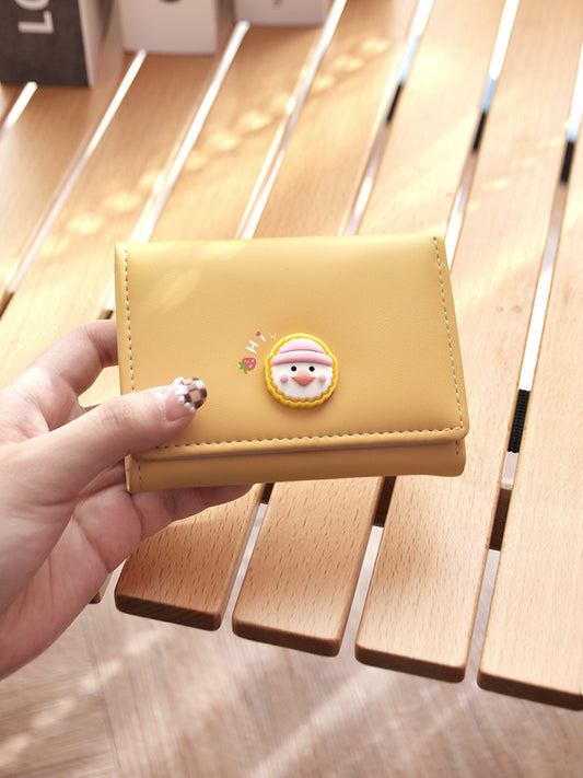 Monedero Compacto Tri-pliegue con Diseño Exclusivo para Mujer