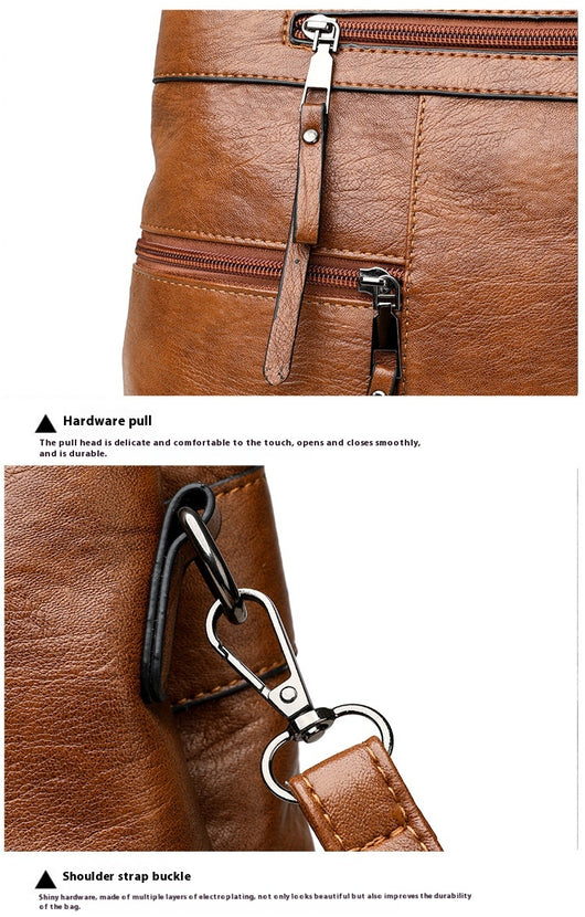 Bolso Mensajero de Cuero Suave - Cartera Ejecutiva para Commuter - Image 17