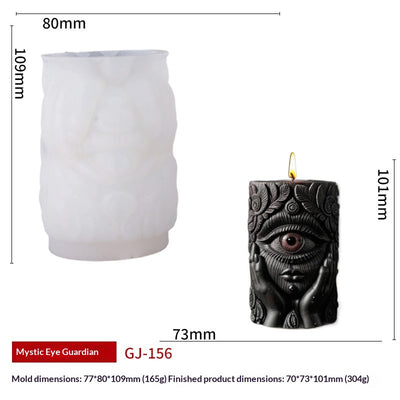 Molde de Silicona 3D para Velas Aromáticas - Diseño Mano Sosteniendo Ojo - Image 6