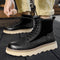 Botas de Trabajo Altas Estilo Británico para Hombre