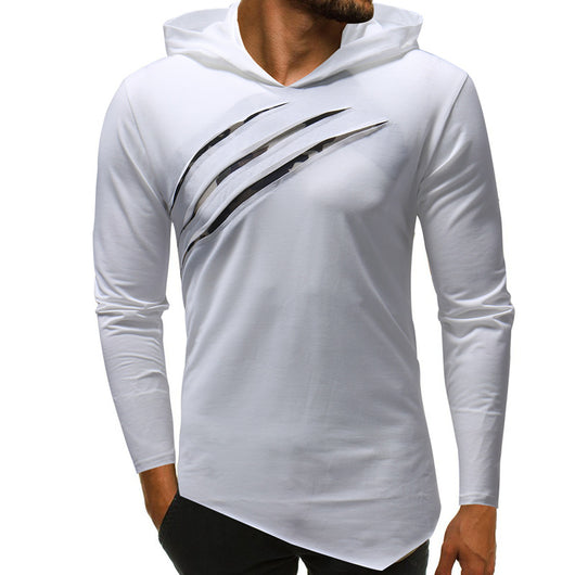 Sudadera Casual Slim con Capucha y Bloques de Color - Image 10