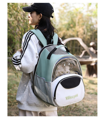 Mochila Transportín para Gatos de Tela Oxford Respirable Gran Capacidad - Image 7
