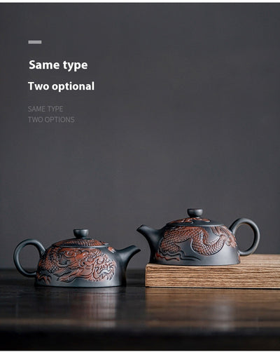 Tetera de Barro Púrpura Año del Dragón - Cerámica Artesanal Xianglong para Té Premium - Image 11