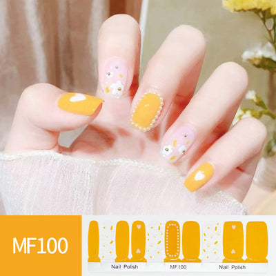 Pegatinas de Uñas Tulipanes Pintados a Mano - Image 53