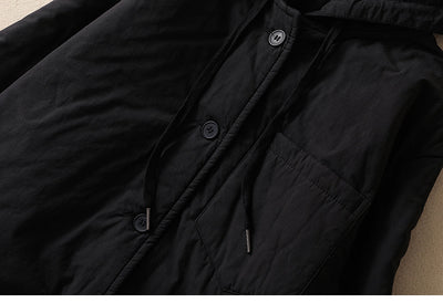 Abrigo Acolchado Elegante Oversize con Capucha para Tallas Grandes - Image 8