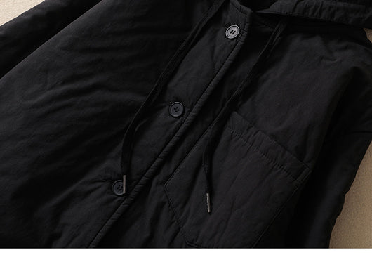Abrigo Acolchado Elegante Oversize con Capucha para Tallas Grandes - Image 8