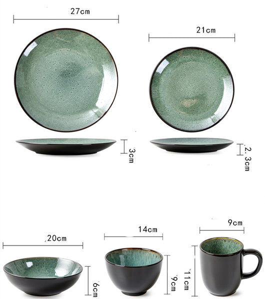 Juego de Platos y Tazones de Cerámica Artesanal Transformable - Image 11